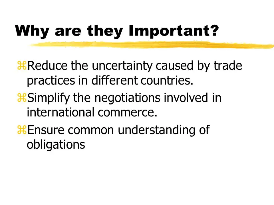 International Trade and incoterms