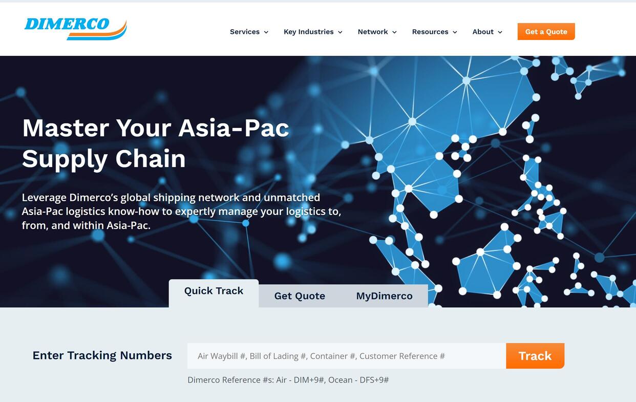 Dimerco Internal Shipping