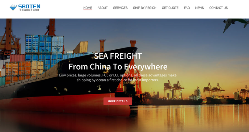 SBOTEN Logistics China to Thailand Freight Forwarder