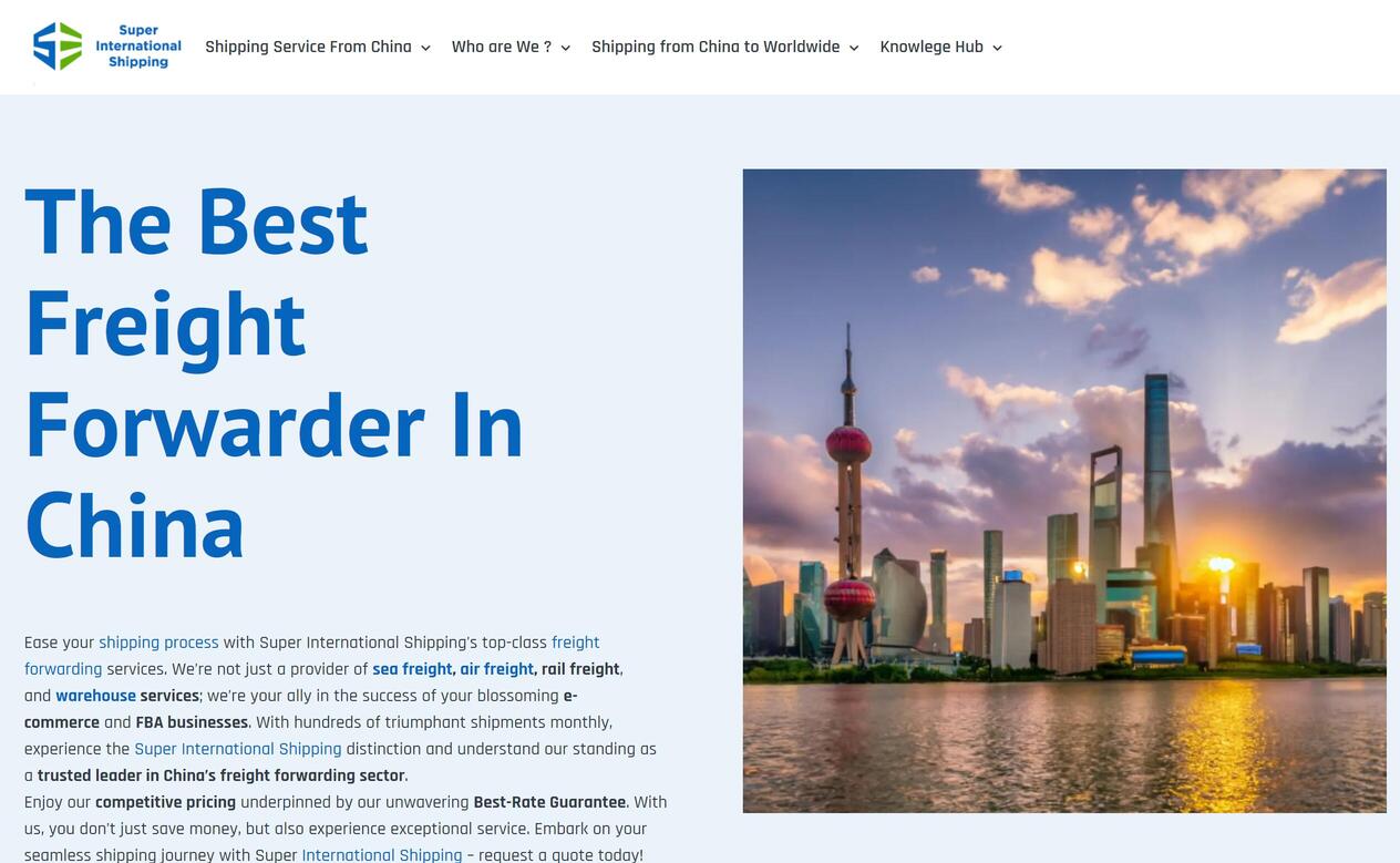 SUPER International Shipping