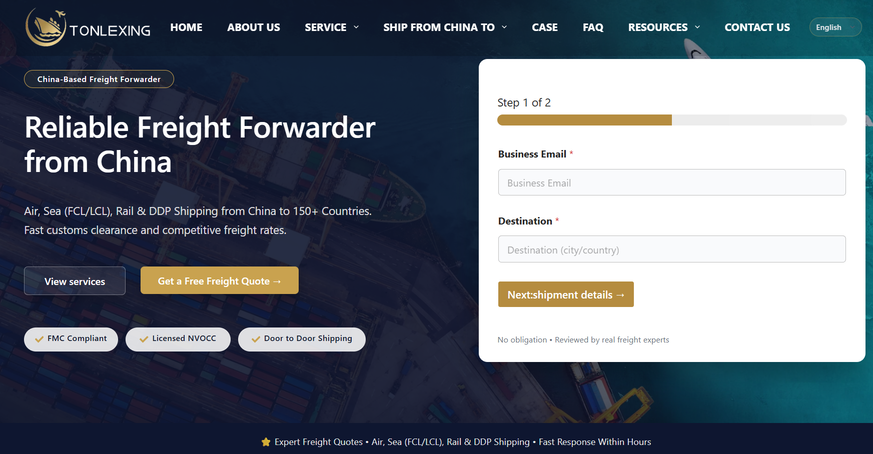 Tonlexing China to Spain DDP Shipping