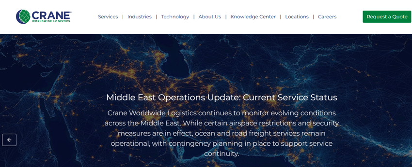 Crane Worldwide Logistics Logo