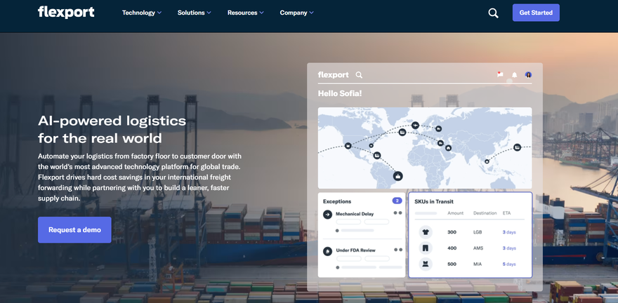 Flexport AI Powered Logistics