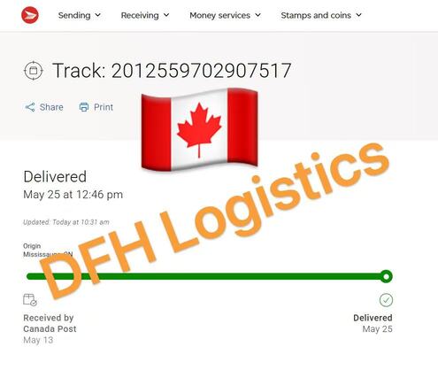 Shipping from China to Canada: Air Freight DDP Door-to-Door Shipping from China to the Canada with Delivery in 13 Days