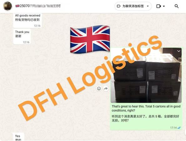 Shipping from China to UK: Sea Freight DDP Door-to-Door Shipping from China to the UK with Delivery in 55 Days