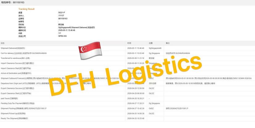 DDP Door-to-Door Shipping from China to Singapore with Full Documentation Handling