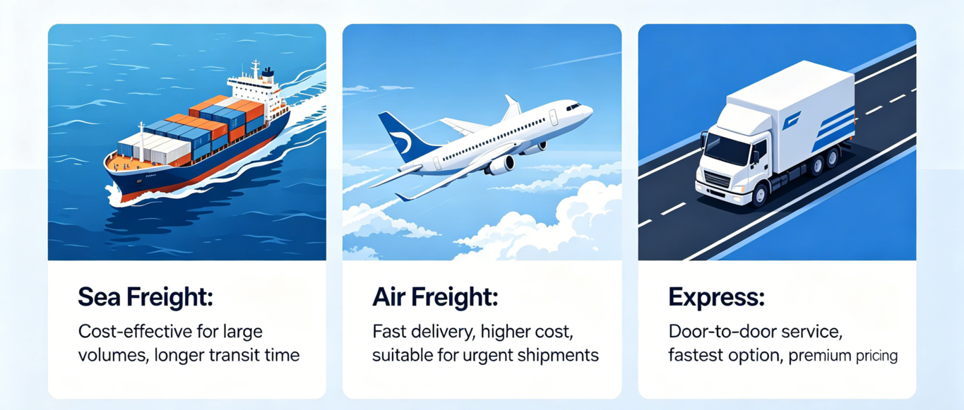 What Are the Main Shipping Methods from China to Singapore