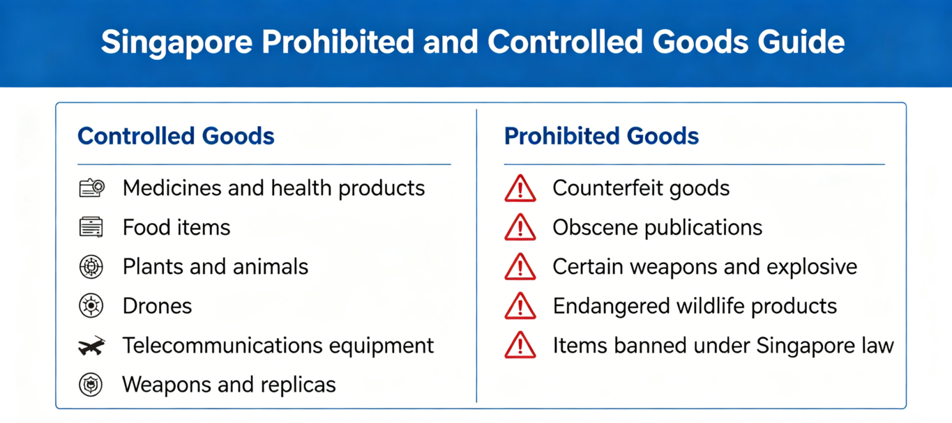 What Goods Are Prohibited and Controlled in Singapore