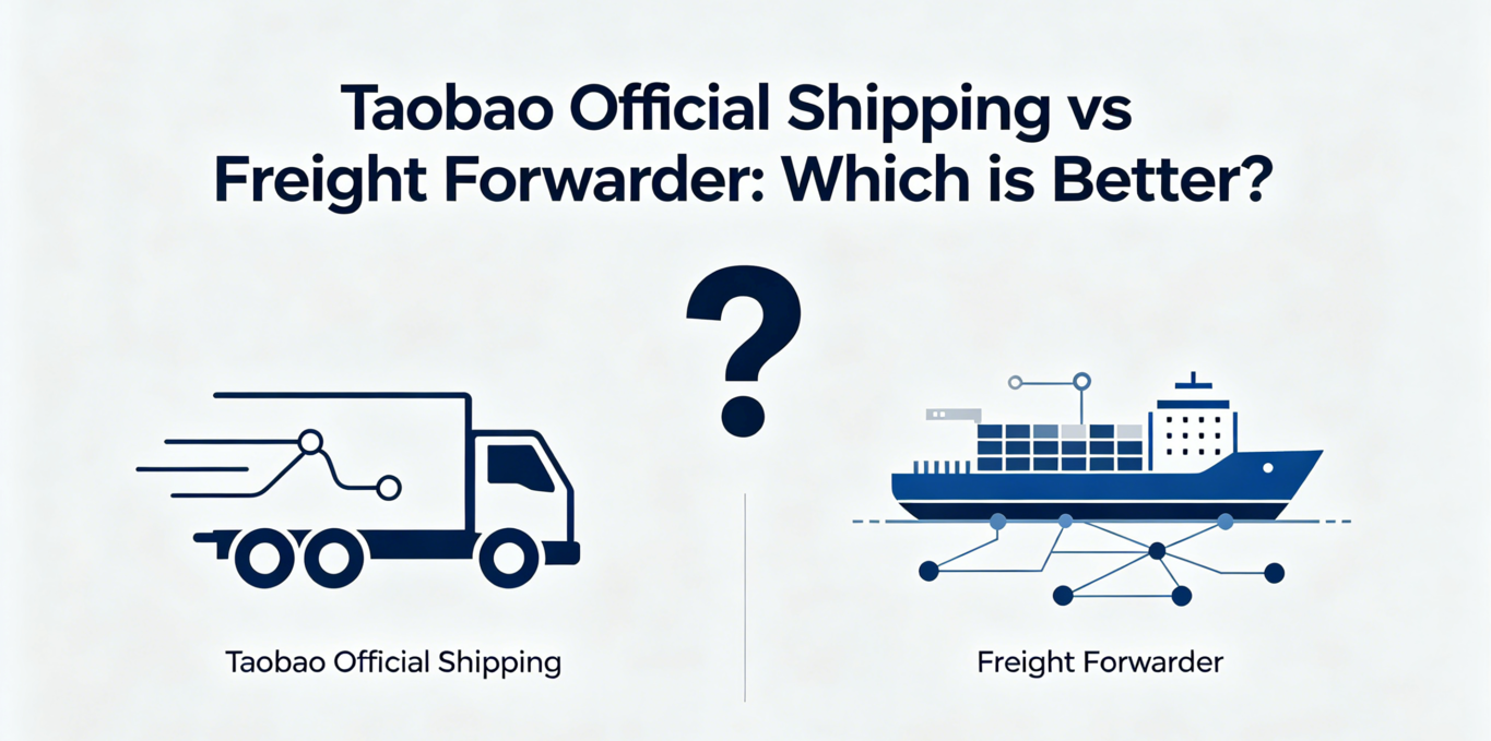 Taobao Official Logistics VS Forwarder