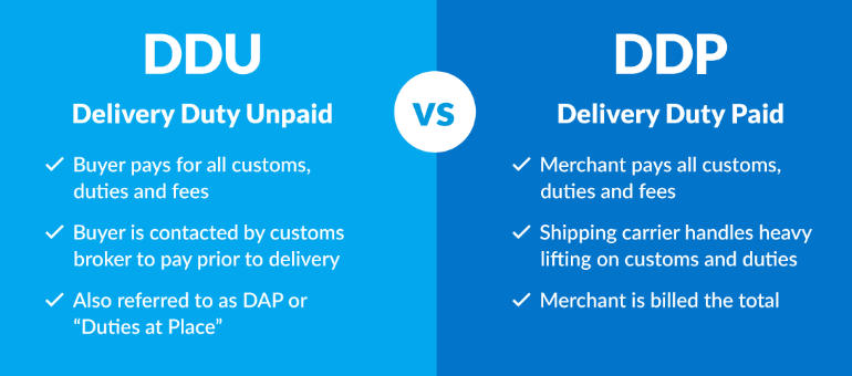 ddp vs ddu