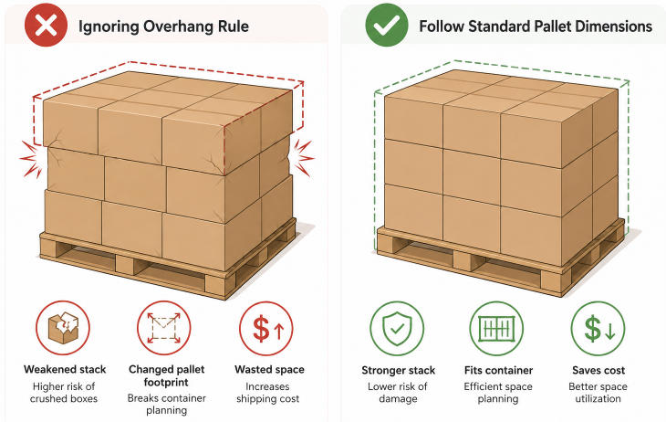 ignoring overhang rule