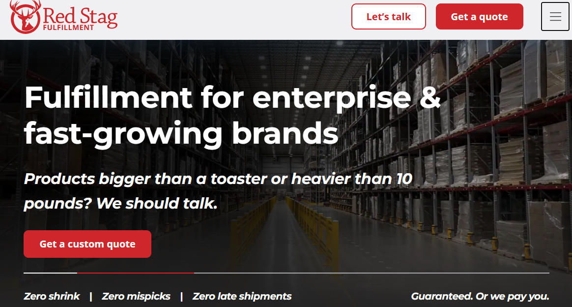red stag fulfillment website