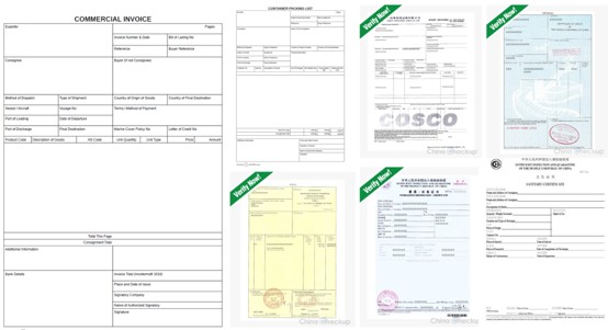 shipping documents