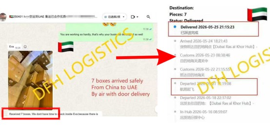 shipping from china to uae