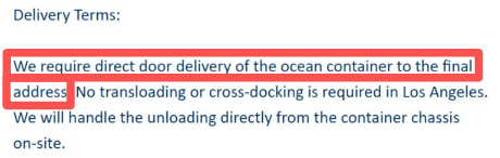 China to USA by Sea Door-to-Door