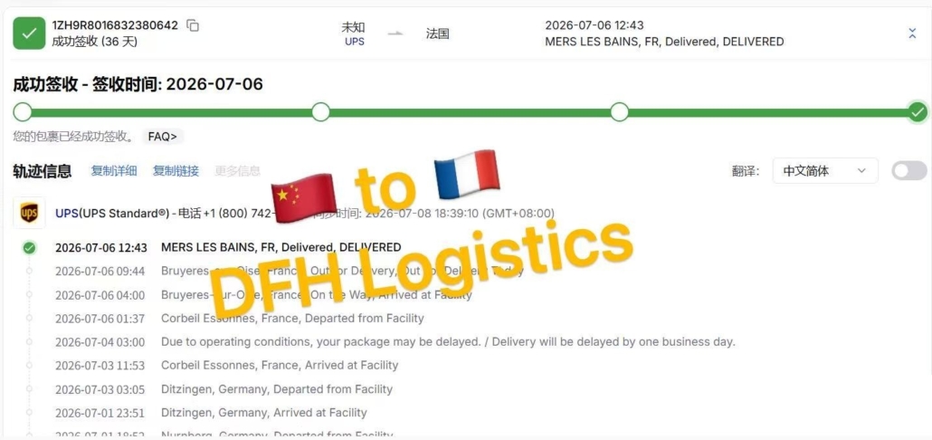 Rail Freight DDP China to France