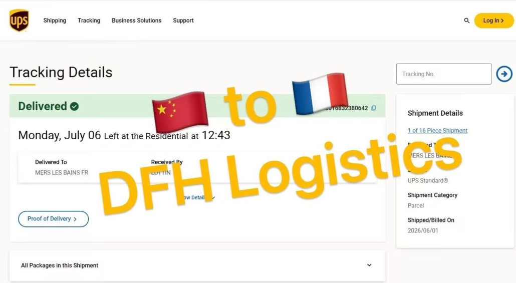 Rail Freight DDP China to France
