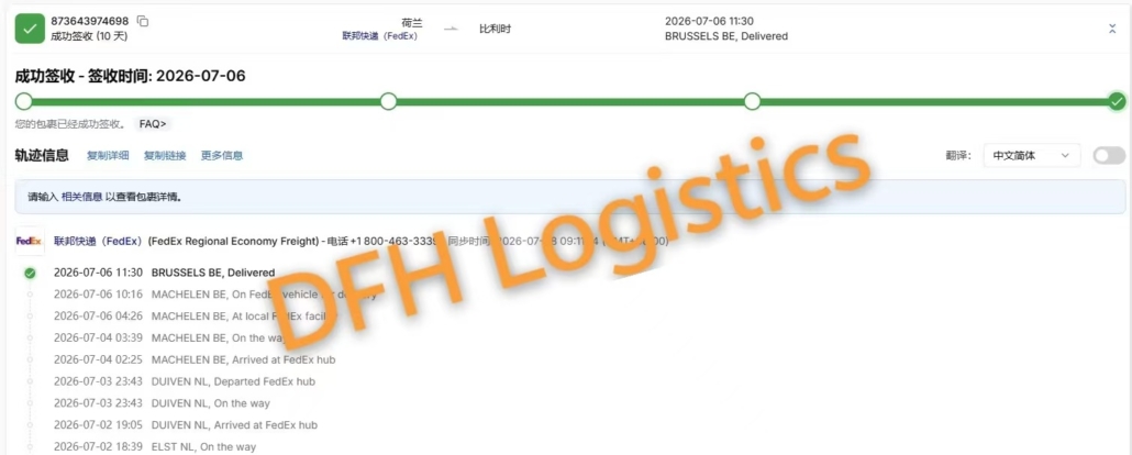 Sea Freight DDP China to Belgium