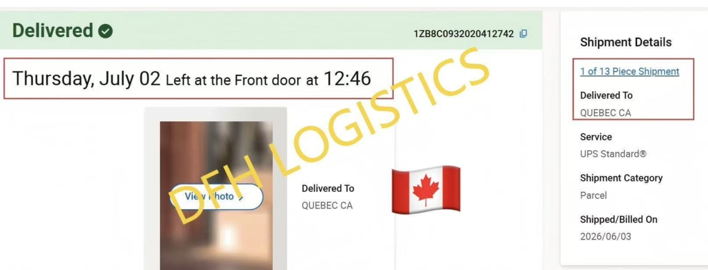 Sea Freight DDP China to Canada