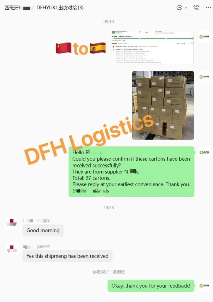 Sea Freight DDP China to Spain