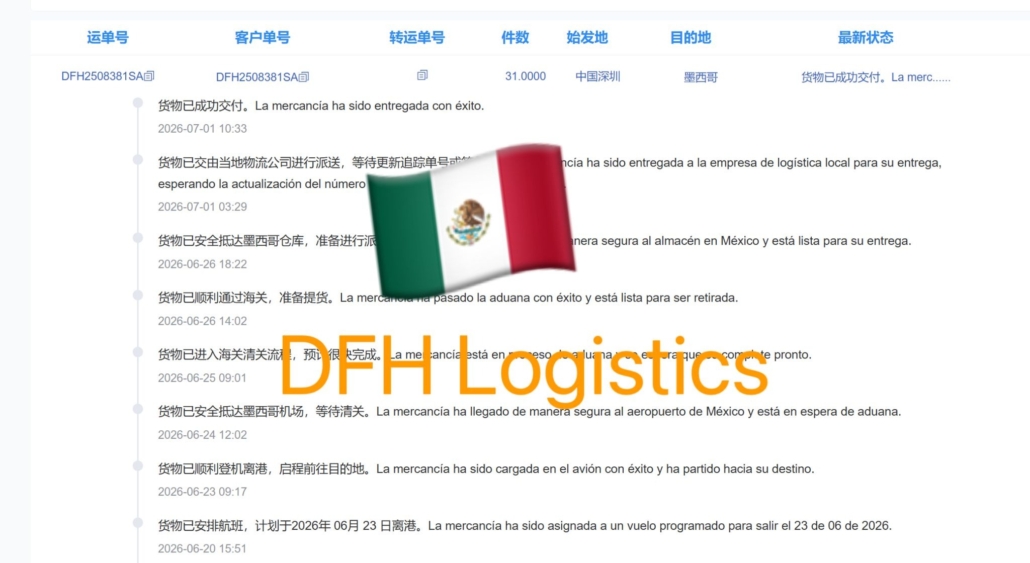 Shipping from China to Mexico by Air