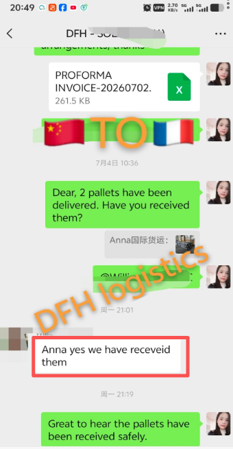Truck Freight DDP China to France
