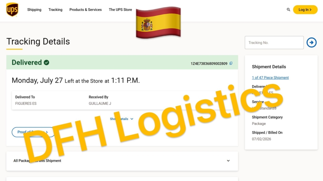 DDP Road Freight China to Spain