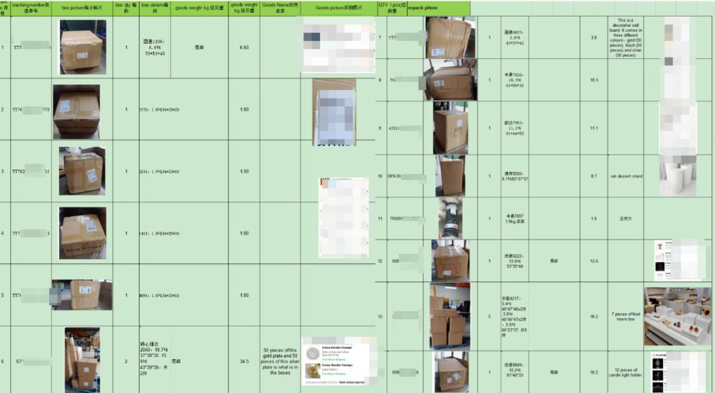 Shipping Tableware, Plant Stands, Artificial Flowers, Display Boxes & Lighting from China to UK 