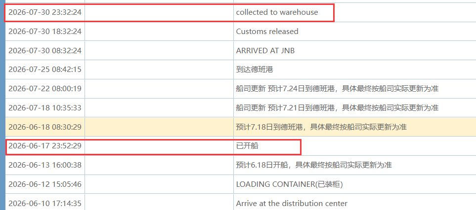 Shipping Vacuum Bag Rolls from China to South Africa