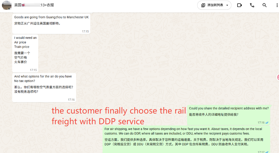 Shipping Clothing from China to UK 