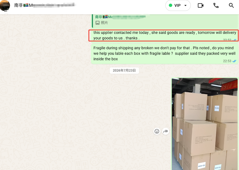 Shipping Coffee Drawer Cabinets from China to South Africa