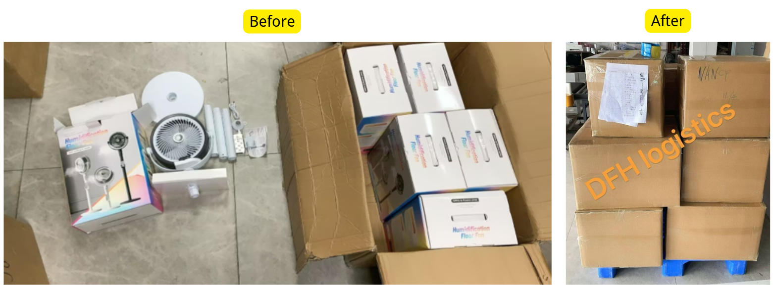Shipping Mini Fans and Water Bottles from China to the UK