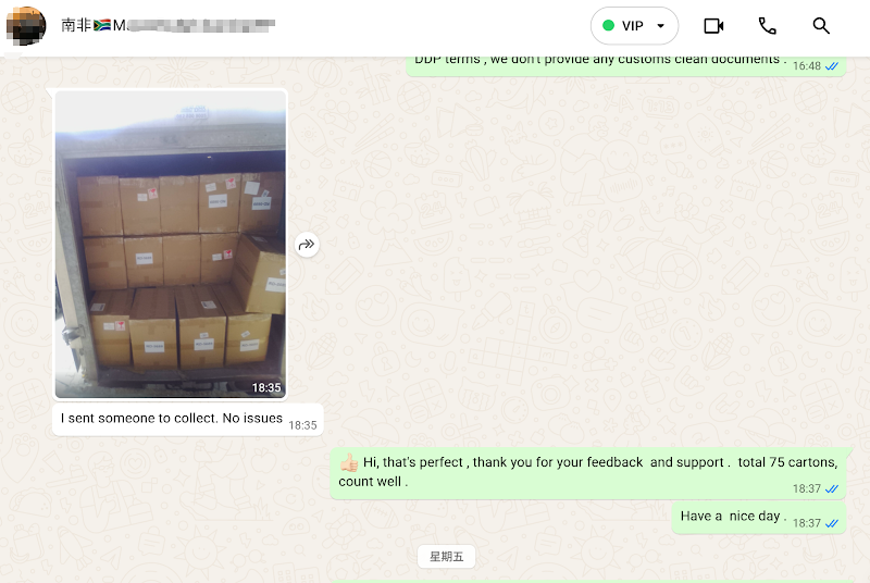 Shipping Coffee Drawer Cabinets from China to South Africa